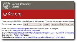 Arxiv Archivio di pubblicazioni scientifiche