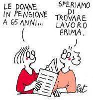 Donne in pensione a 65 anni