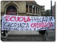 Precari scuola in lotta di Palermo. Giovedì 26 insieme nella lotta per un movimento forte e radicale