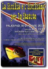 Invito a tutte le scuole d’Italia alla manifestazione del 30 ottobre per lo Statuto di Autonomia della Sicilia