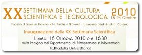XX Settimana della Cultura Scientifica