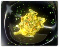 Fettuccine agli occhi di bue - biardino di bacco