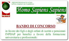 INPDAP –  Concorso “Homo sapiens Homo Sapiens, borse di studio per la formazione universitaria e professionale