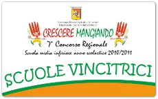 La Scuola Media del “Guttuso” di Giarre (Ct) premiata a Palermo nell’ambito del concorso regionale “Crescere Mangiando”