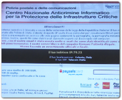 falso avviso - richiesta 100 euro