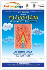 Fiaccolata per la dignità autistica