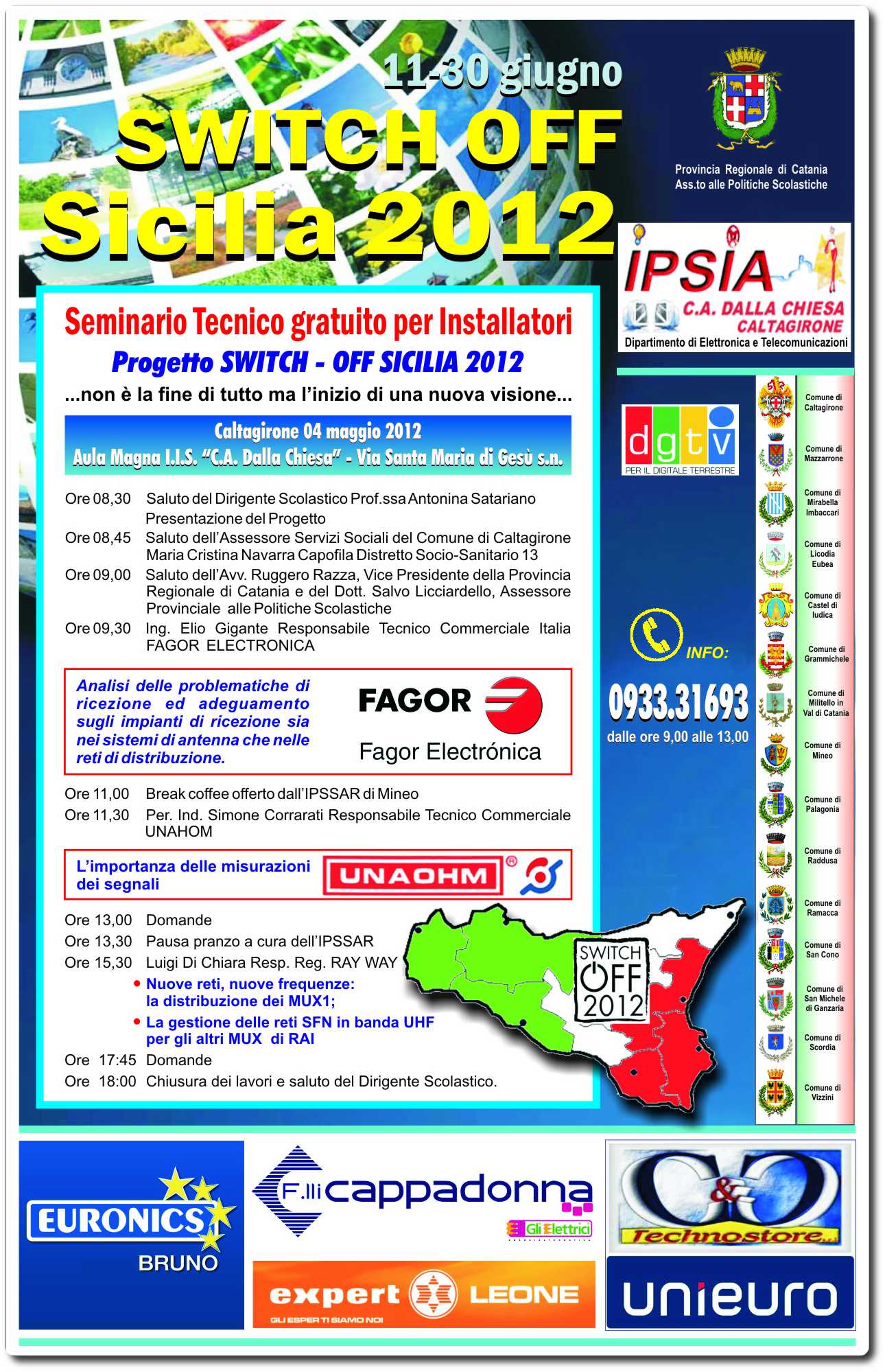 Seminario tecnico progetto switch off sicilia 2012