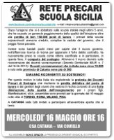 Rete precari scuola Sicilia – assemblea sostegno Catania – 16 Maggio 2012