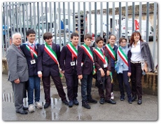 Ragazzi sindaci di Catania nell'aula bunker di palermo - 23 maggio 2012
