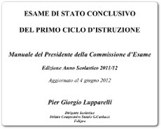 Manuale del Presidente Esame Conclusivo del Primo Ciclo di Istruzione