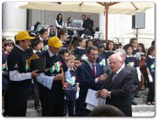 I giovani musicisti del Macherione di Giarre, hanno ricevuto nel Palazzo del Ministero il premio e i complimenti del Ministro Francesco Profumo
