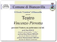 Presentazione del libro “Teatro”, di Vincenzo Pirrotta a Biancavilla