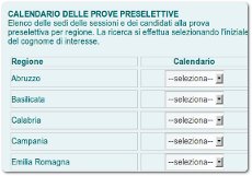 Elenco candidati per le prove preselettive concorso docenti