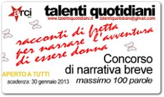 Talenti Quotidiani: Concorso Nazionale di scrittura