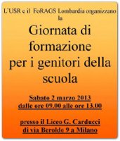 A Milano i genitori partecipano alla Giornata di Formazione per i Genitori
