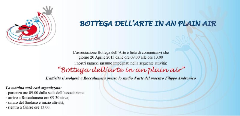 Bottega dell’Arte in an plain air