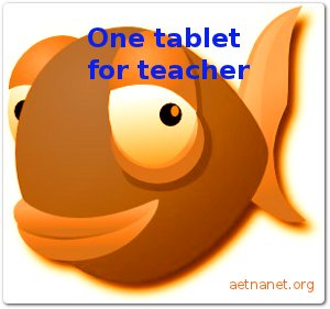 One tablet for teacher