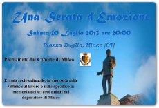 Una Serata d’Emozione, per ricordare i sei eroi di Mineo