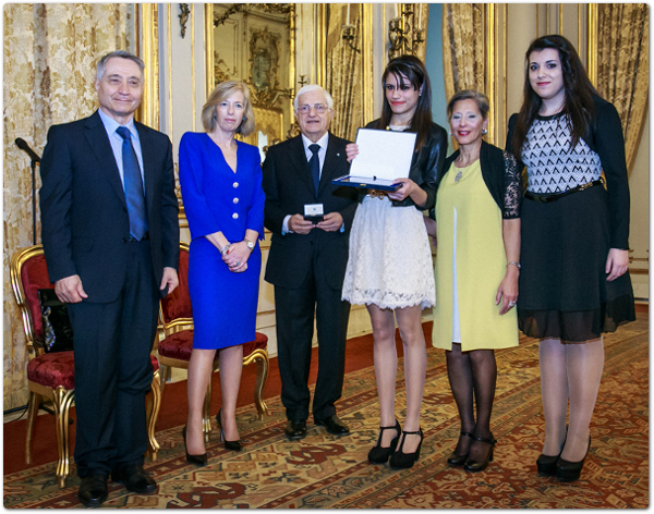 Alunne della V MS del Liceo Lazzaro di Catania