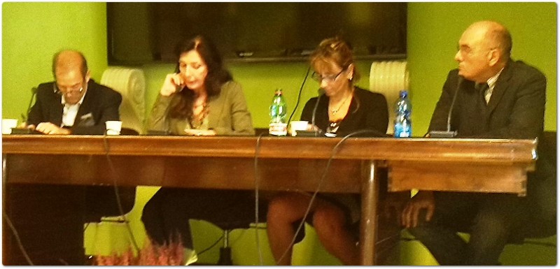 Fuis - 19 giugno compaiono, da destra a sinistra nell’ordine: Maurizio Brilli della FCI, Avvocato Lara Cecere del Comitato CicloInVerso, Simonetta De Ambris - architetto paesaggista, Giovanni Ariolli – magistrato