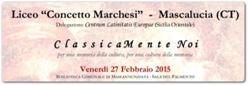 Secondo incontro del progetto ‘ClassicaMente Noi: per una memoria della cultura, per una cultura della memoria’