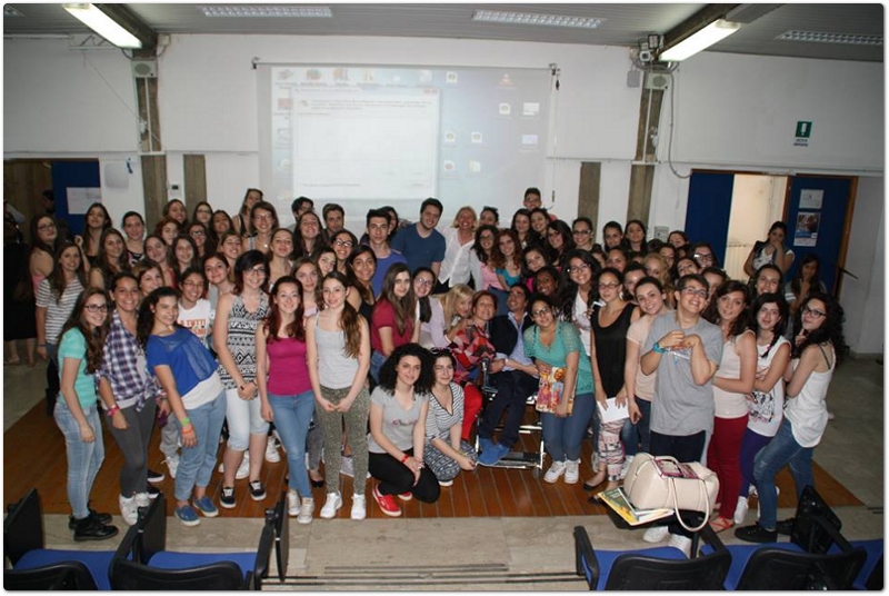 Danilo Ferrari al liceo Lombardo Radice di Catania