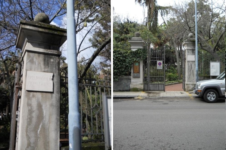 Ingresso dell'Orto Botanico 