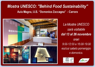 Allo ‘Zaccagna’ di Carrara, venerdì 13 l’inaugurazione della Mostra Unesco sul cibo e la sostenibilità che durerà fino al 26 novembre