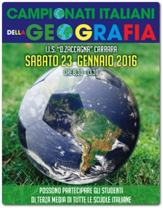 Per la prima volta in Italia i Campionati nazionali della Geografia