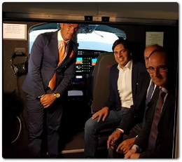 Inaugurazione del simulatore di volo ALSIM ALX 500 dell’ITAER A. Ferrarin di Catania