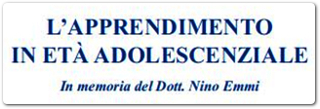 Pubblicati gli atti del seminario di studio: Apprendimento in età adolescenziale