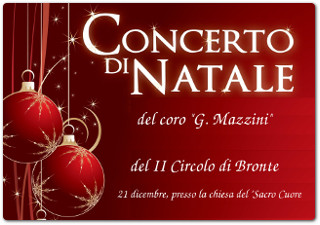 Concerto di Natale del coro ‘G. Mazzini’ del II Circolo di Bronte