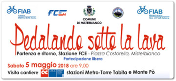 Pedalando sotto la lava