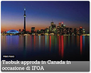 Taobuk approda in Canada in occasione di IFOA