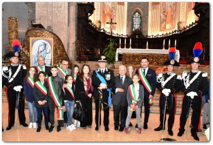 I ragazzi Sindaci alla festa dei Carabinieri