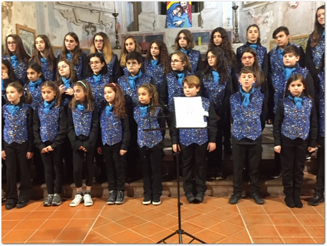 Il coro interscolastico ‘Vincenzo Bellini’ di Catania a Palermo