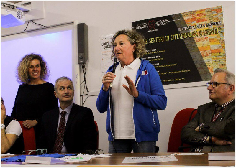 ‘Corri Catania’ all’Istituto Majorana-Arcoleo di Calatagirone con l’olimpionica Gabriella Dorio