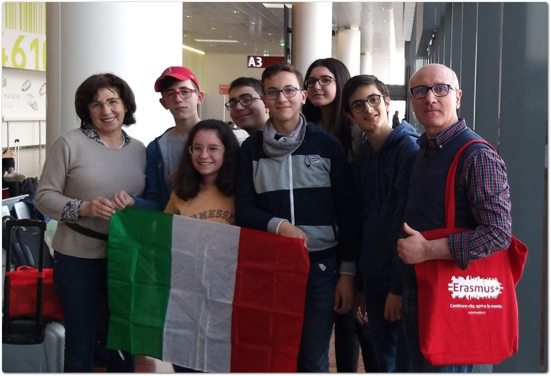 Progetto Erasmus+ ESTEEM (Effective Step to Empatize) per gli alunni della scuola secondaria di primo grado Dante Alighieri Catania in Spagna.