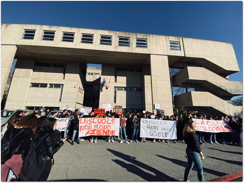 Il Liceo Artistico “Emilio Greco”, del Polivalente, di San Giovanni La Punta, in stato di agitazione
