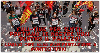 ATA internalizzati: 1 luglio manifestazione in piazza Montecitorio per ottenere il full-time