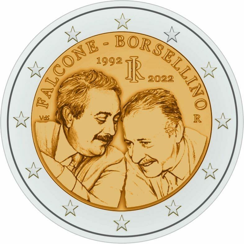 Da gennaio moneta di 2 euro nel ricordo di Falcone e Borsellino