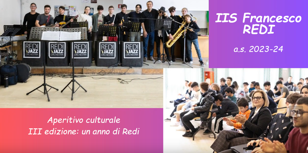 Aperitivo culturale, III edizione: un anno di Redi