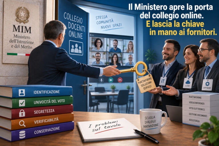 Il Ministero apre la porta del collegio online